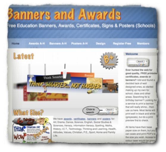 Bannes and Awrds free certificates